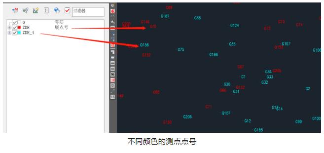 如何在同一張圖紙上展繪不同顏色的高程點/測點點號？方法步驟來了